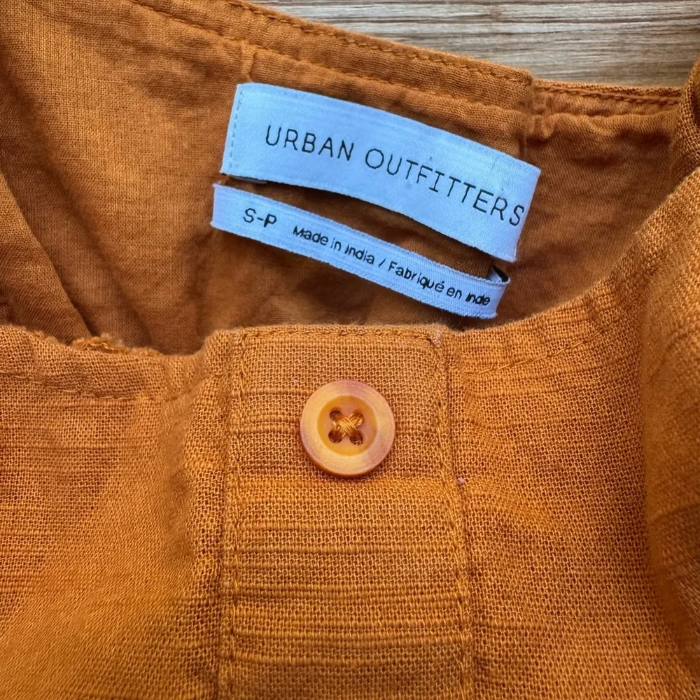Urban Outfitters Orange Boho Mini Dress S